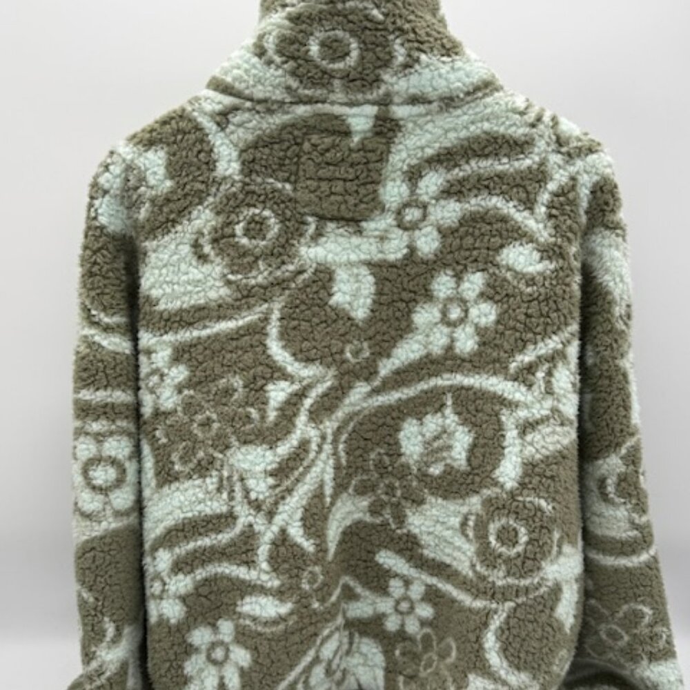 American Eagle Seriously Huggable Oversized Sherpa Jacket XS/S‎ Cozy Teddy Zip - Picture 2 of 8